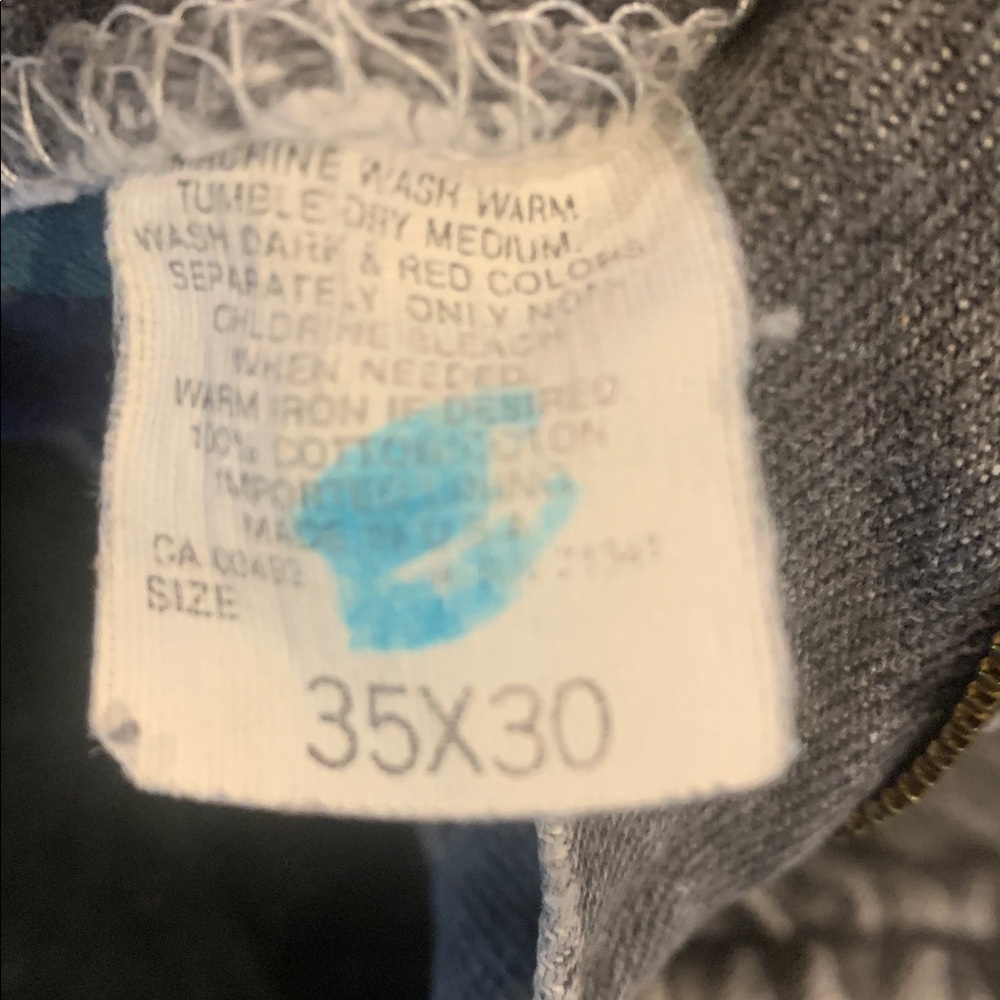 L.L. Bean Men's Flannel Lined Jeans 35x30 - Picture 9 of 9